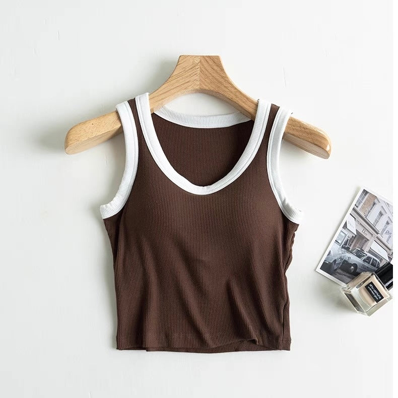 Edge Built-In Bra Crop Top