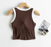 Edge Built-In Bra Crop Top