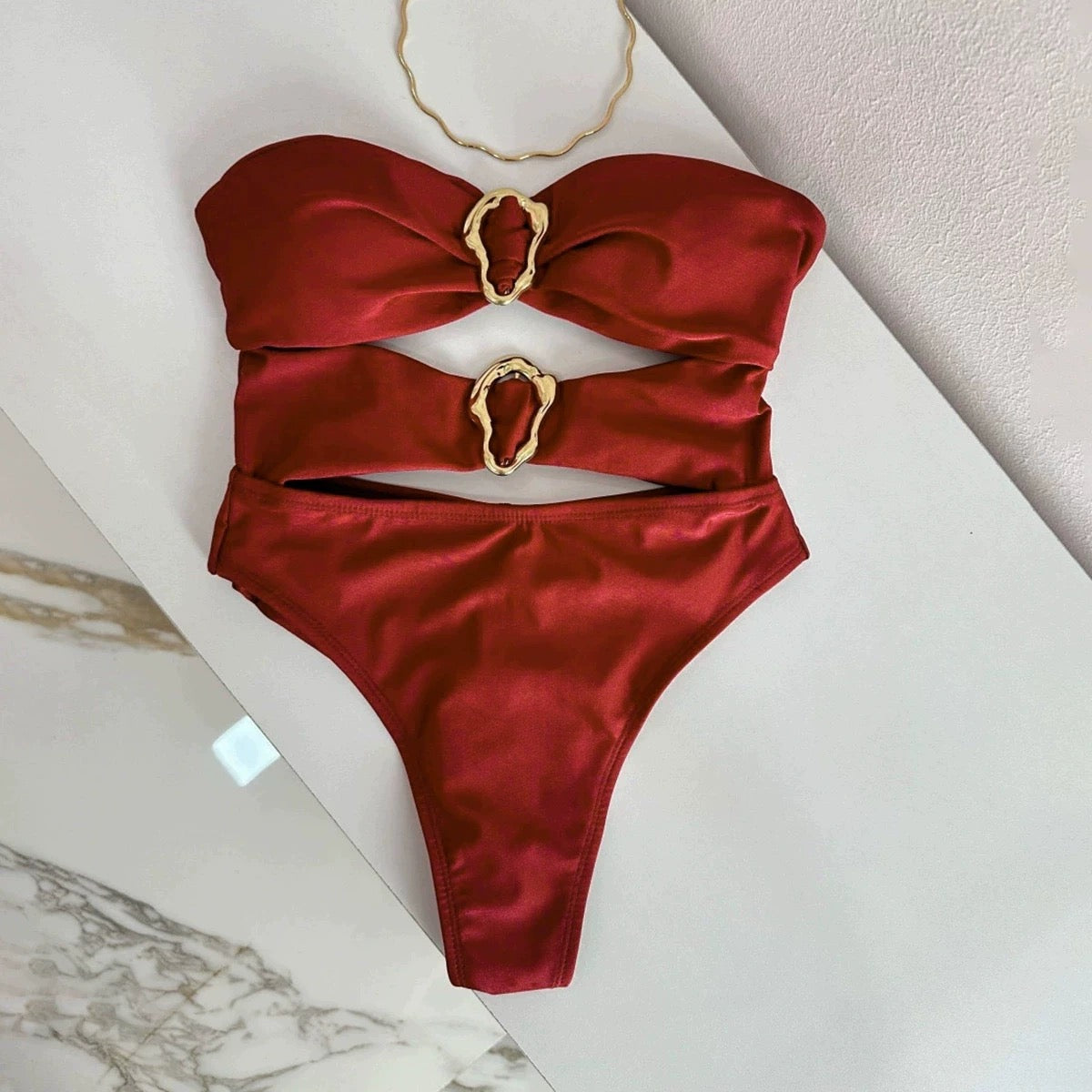 Ruby Charm Monokini