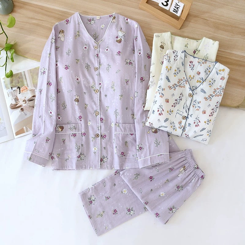 Fairy Garden Padded Nightsuit Set