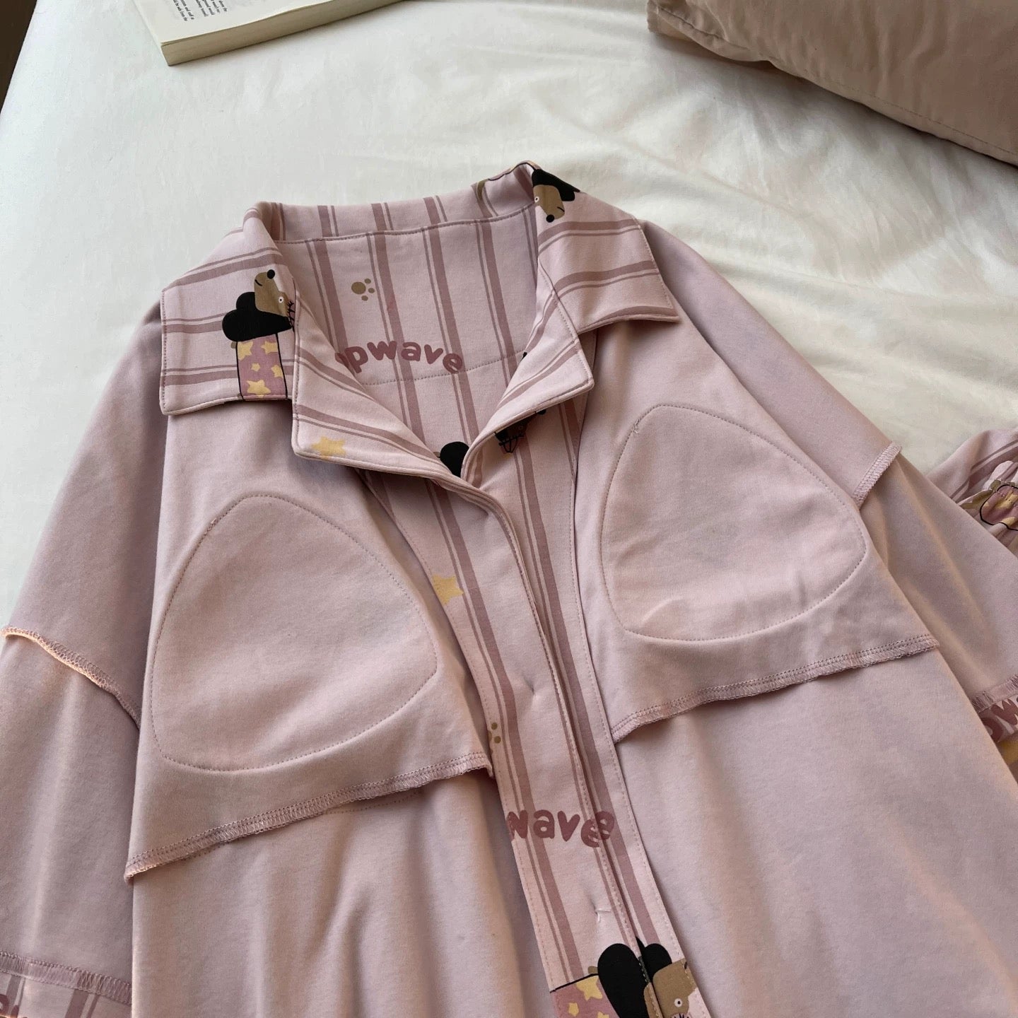 Teckel Rose Padded Nightsuit Set