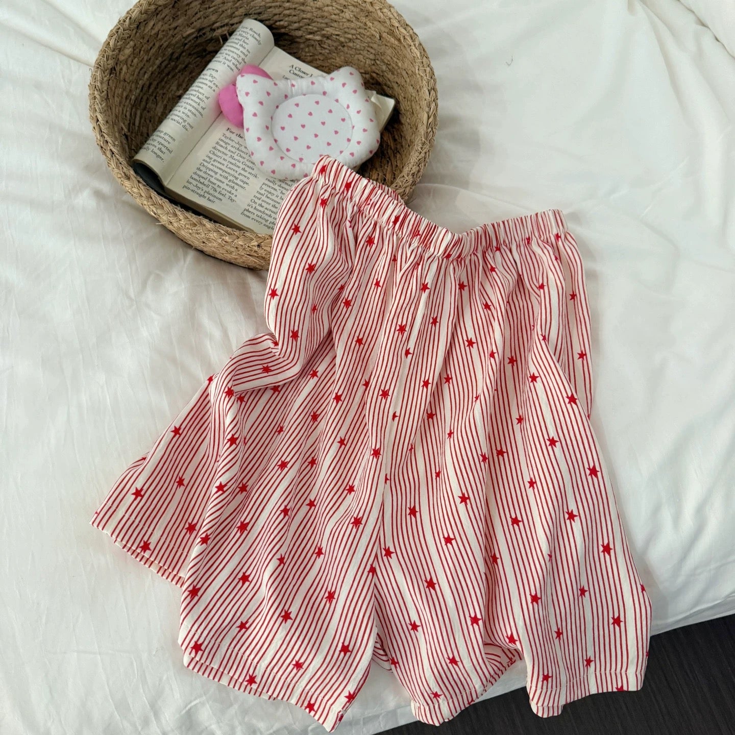 Star Candy Stripe Padded Nightsuit Set