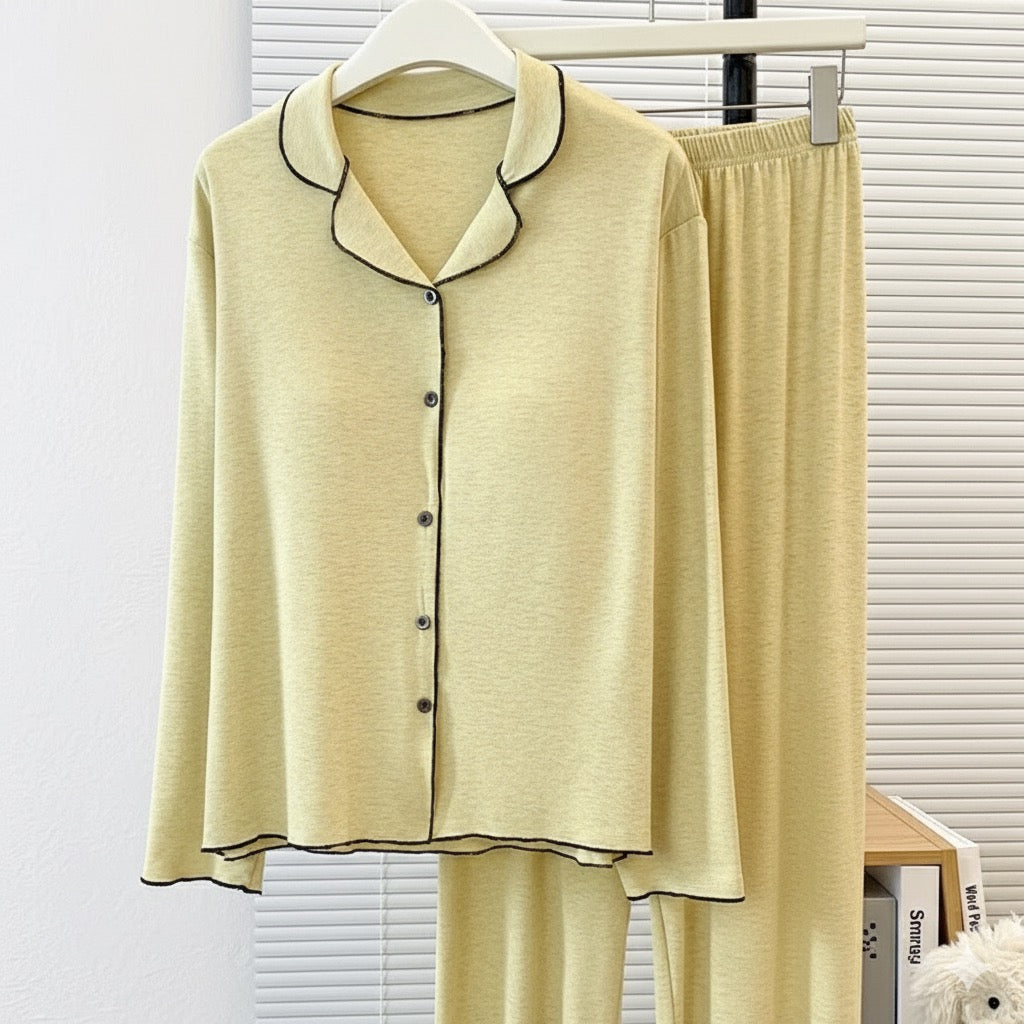 Buttercream Padded Nightsuit Set