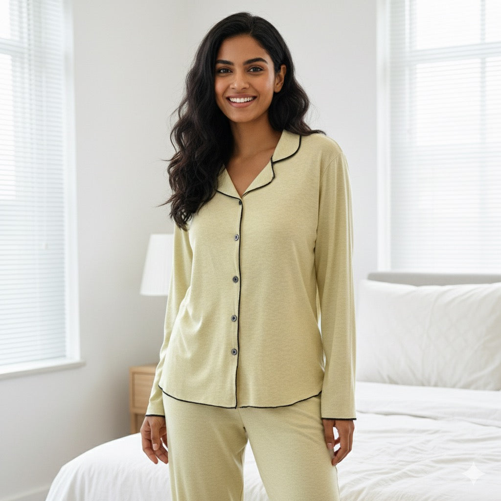 Buttercream Padded Nightsuit Set