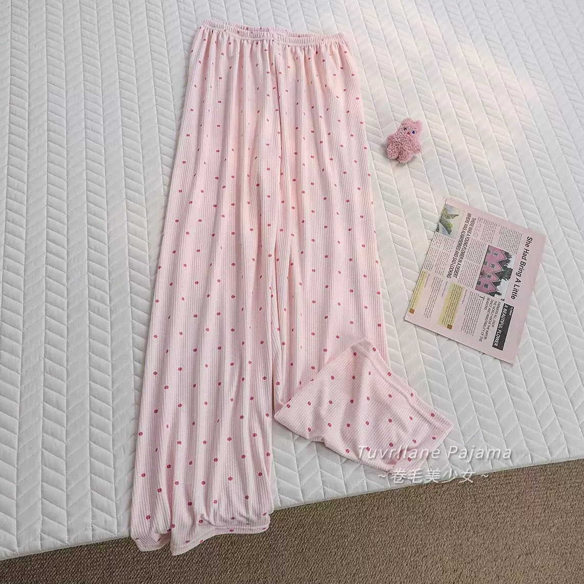 Blush Dots Padded Nightsuit Set