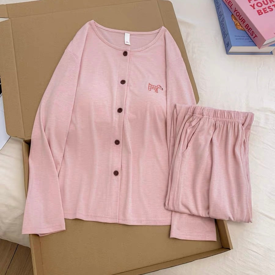 Pink Dog Padded Nightsuit Set