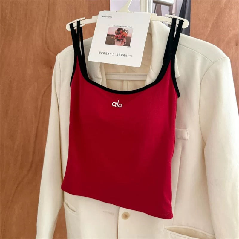 Vivid Strap Built-in Bra Top