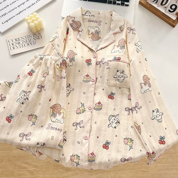 Berry & Cakes Padded Nightsuit Set