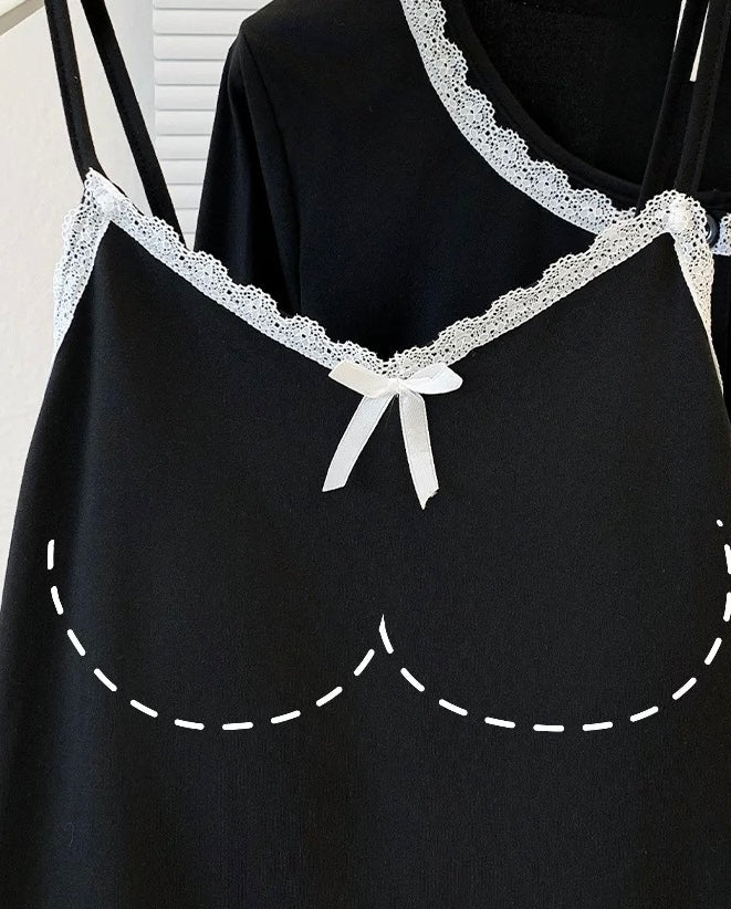 Urban Stripes Padded Nightsuit - 3pc Set