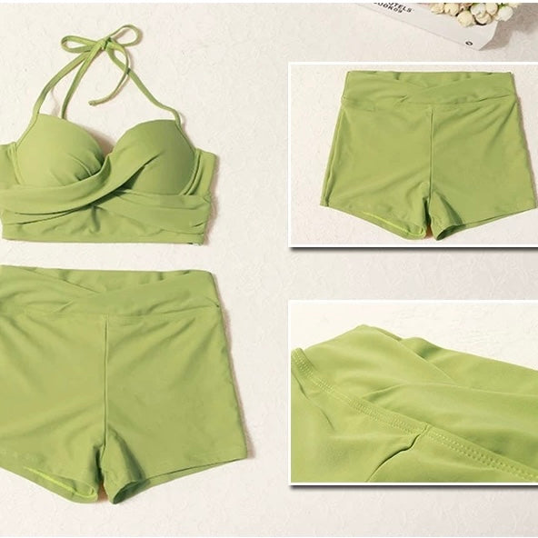 Sandy Crochet Three piece Swimsuit Set