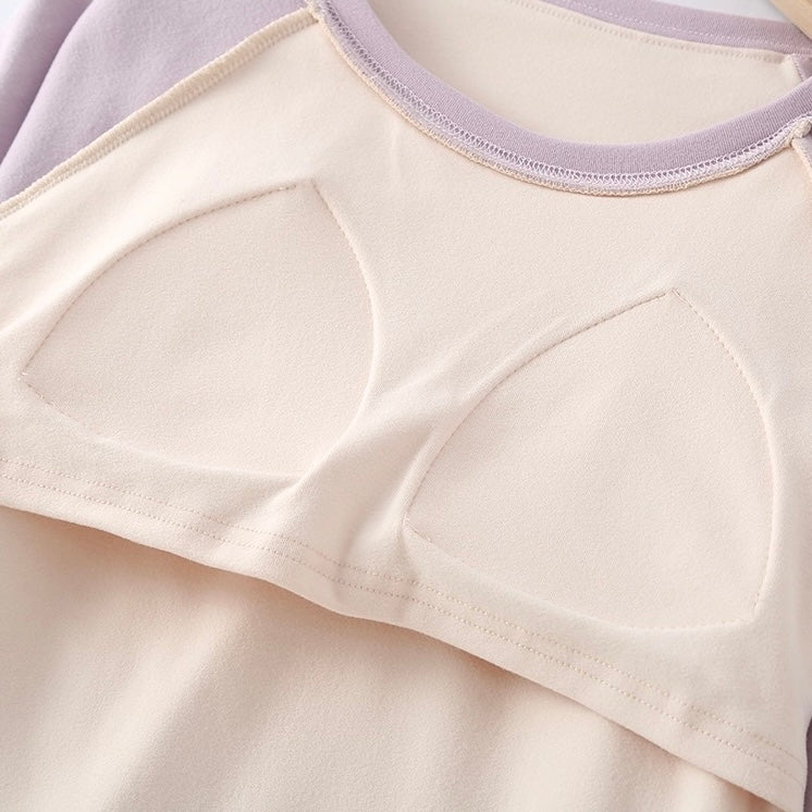 Pastel Duo Padded Nightsuit Set