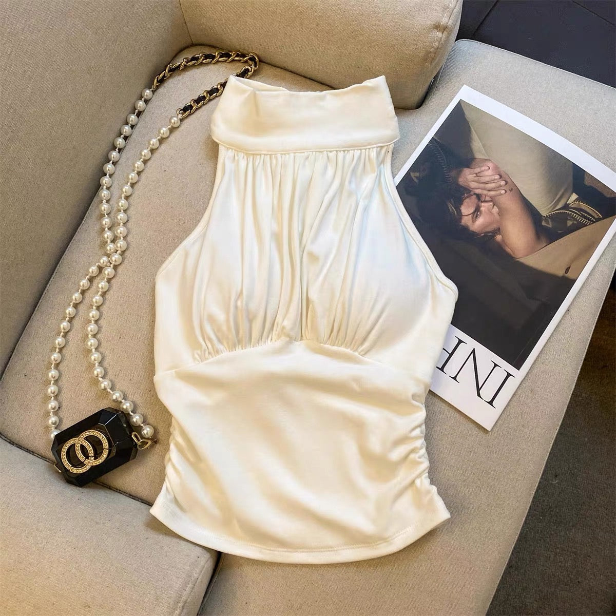 Bow Muse Built-In Bra Top