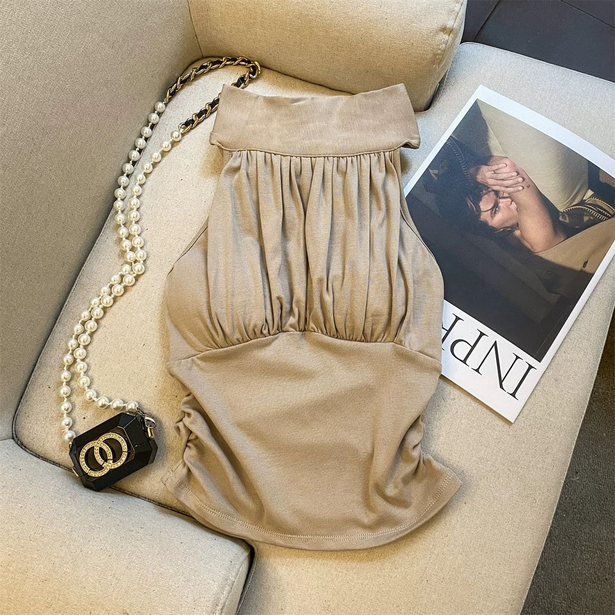 Bow Muse Built-In Bra Top