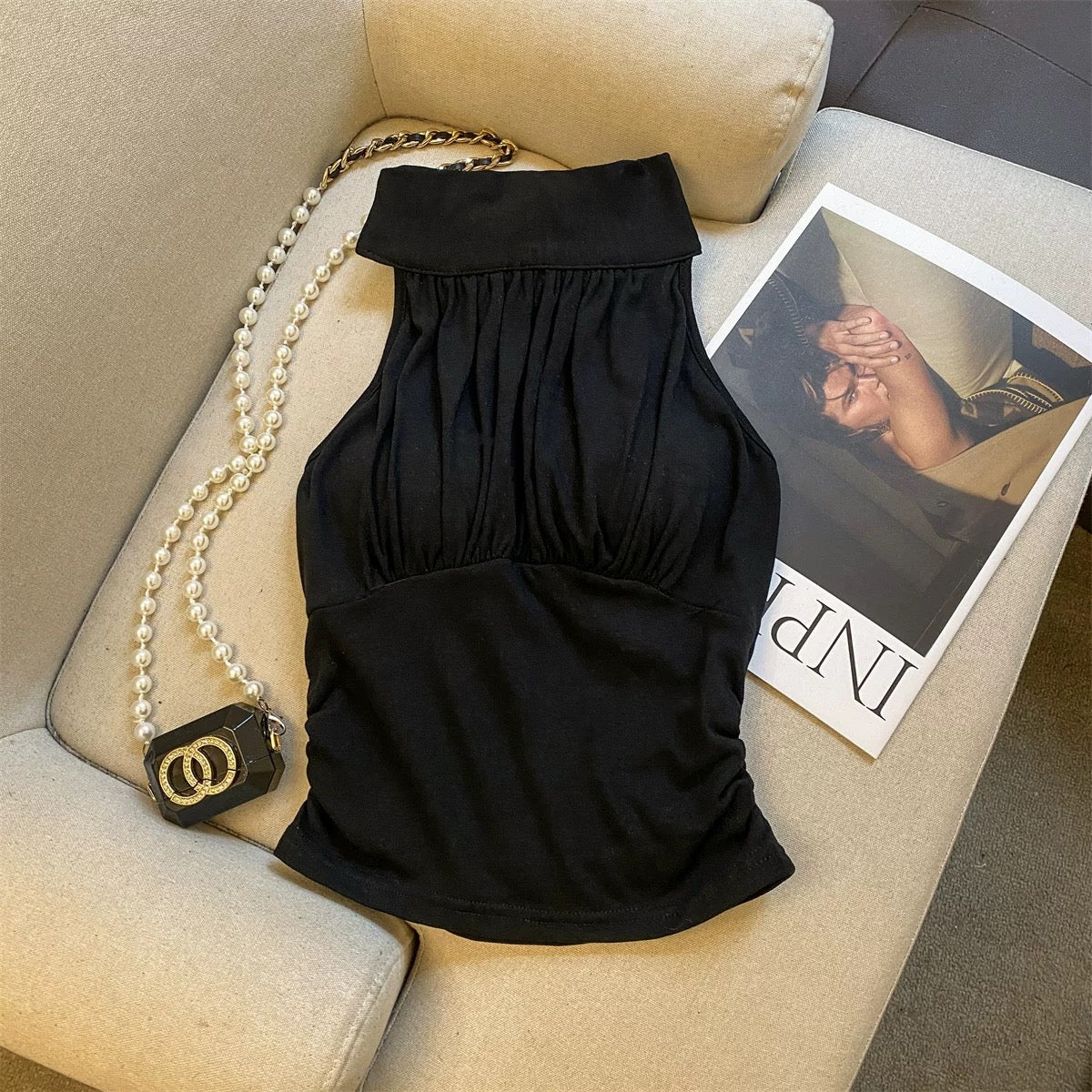 Bow Muse Built-In Bra Top