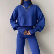 Turtleneck Pullover With Long Pants