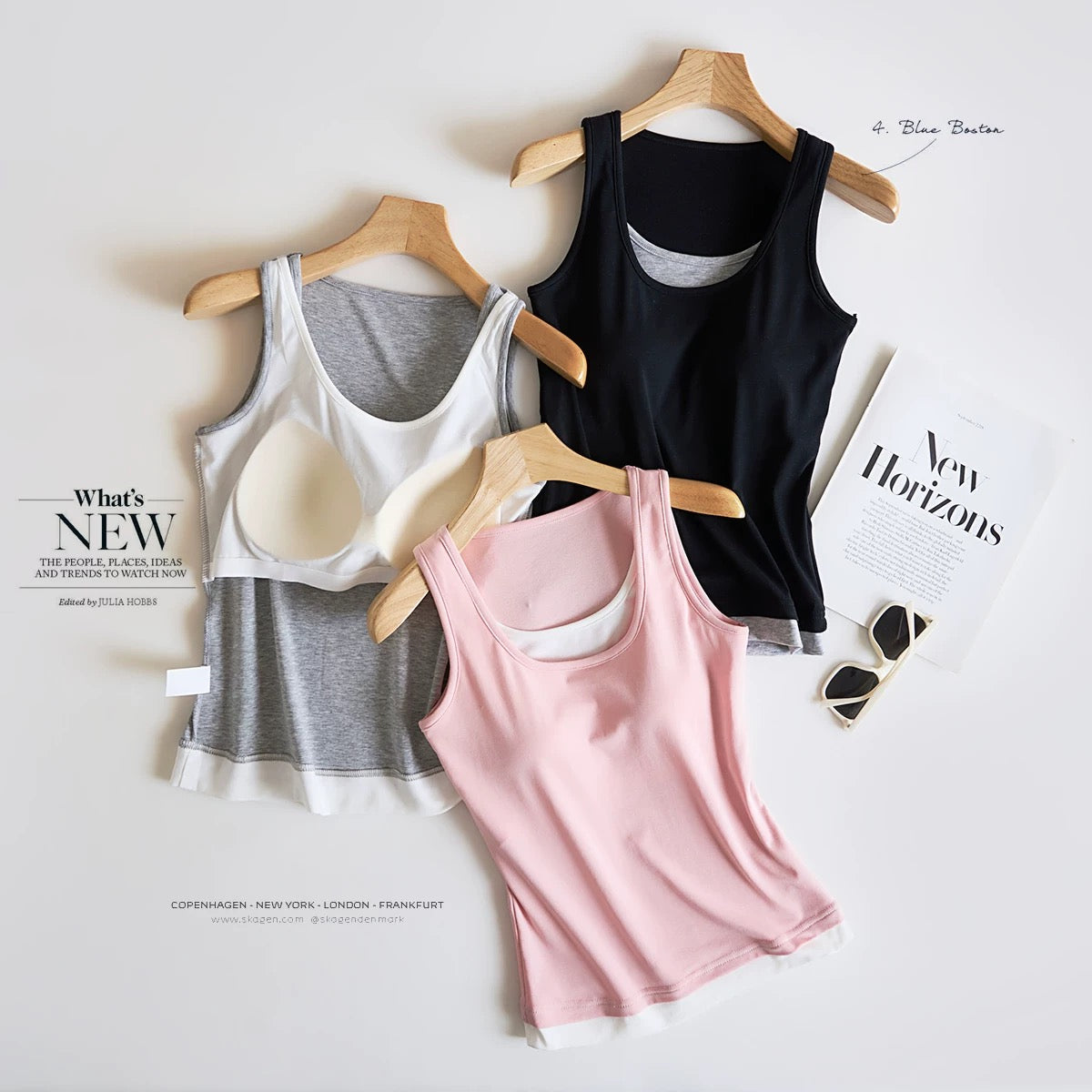 Rio Built-In Bra Tank Top