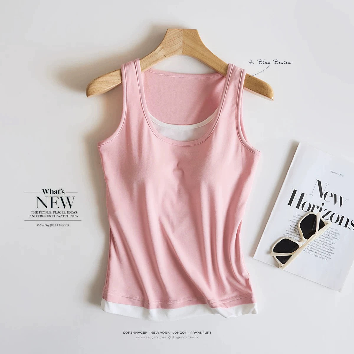 Rio Built-In Bra Tank Top