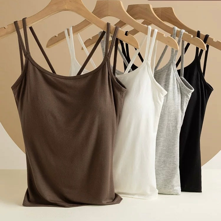 Rome Plus Size Built-In Bra Camisole