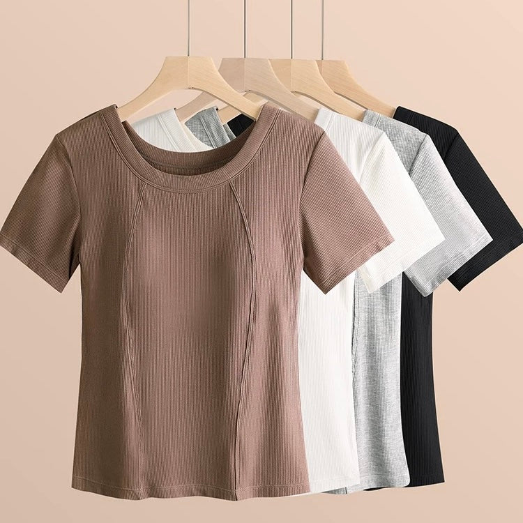 Supreme Plus Size Built-In Bra T-Shirt