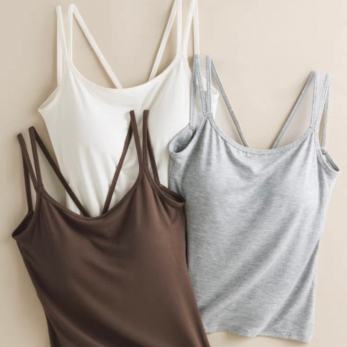 Rome Plus Size Built-In Bra Camisole