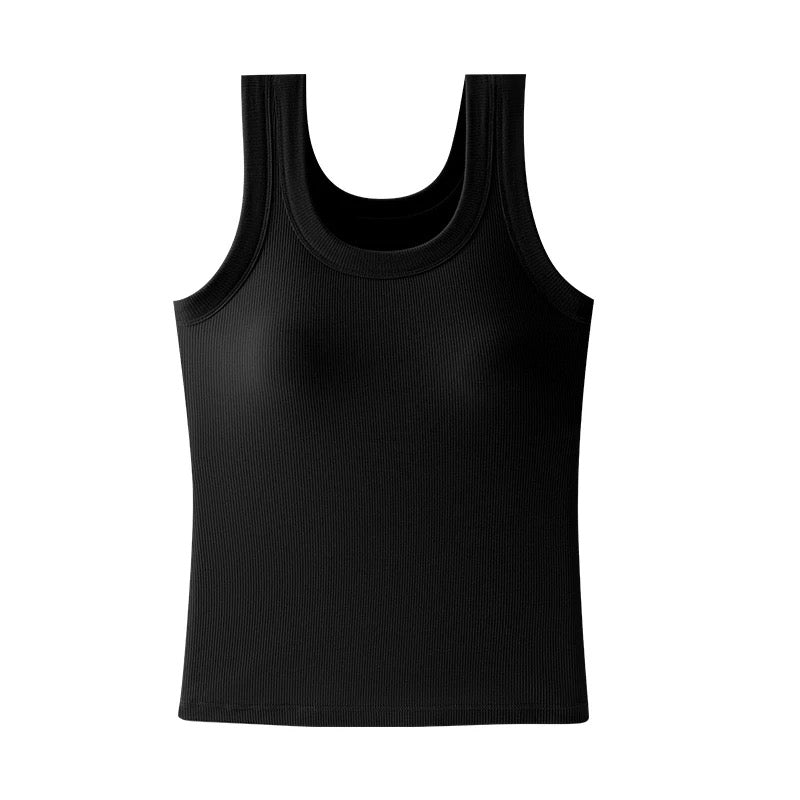 Paris Plus Size Built-In Bra Tank Top