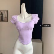 Mia Built-In Bra Bustier Tee