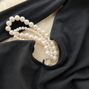 Kora One Shoulder Pearl Dress