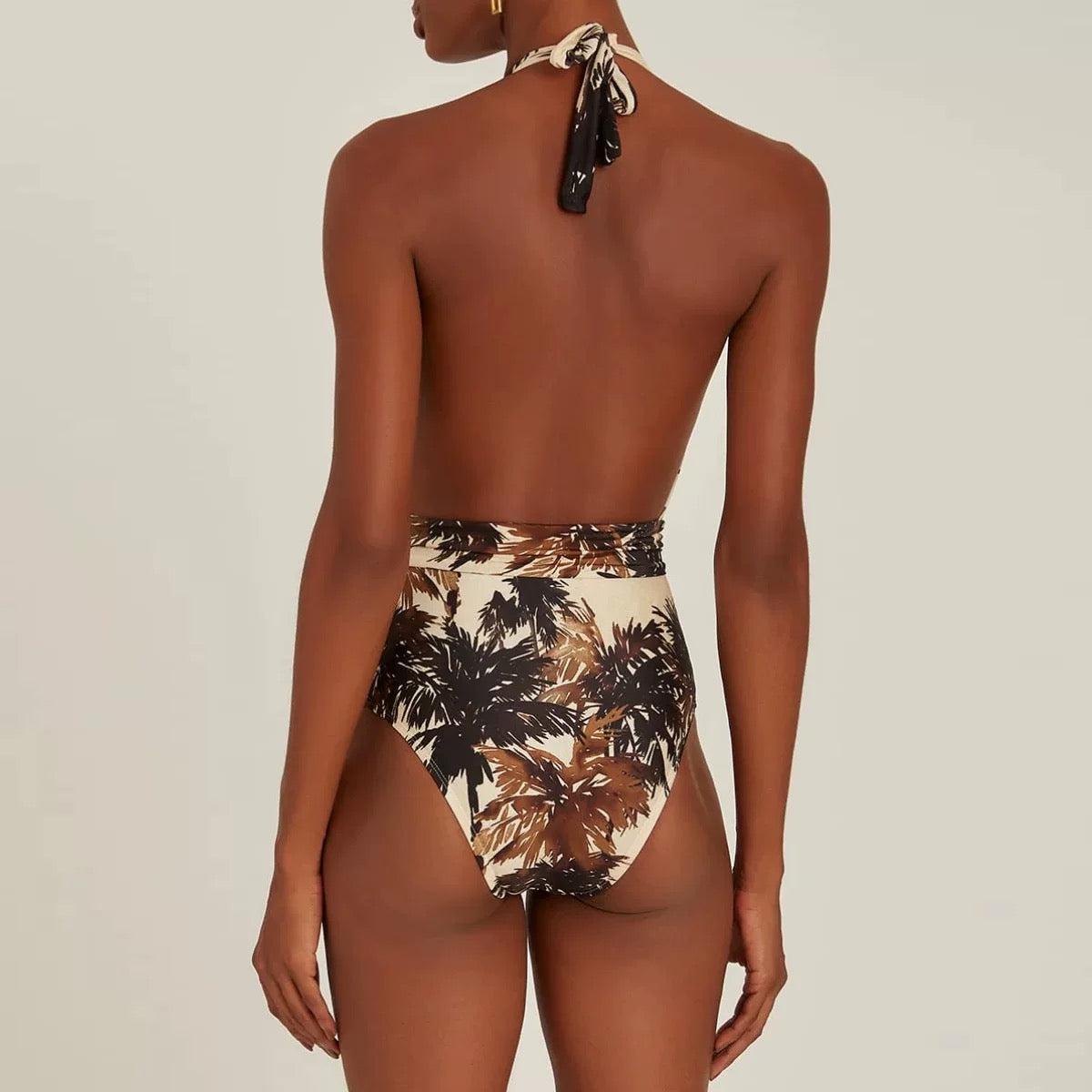 Wild Palm Monokini With Skirt Set