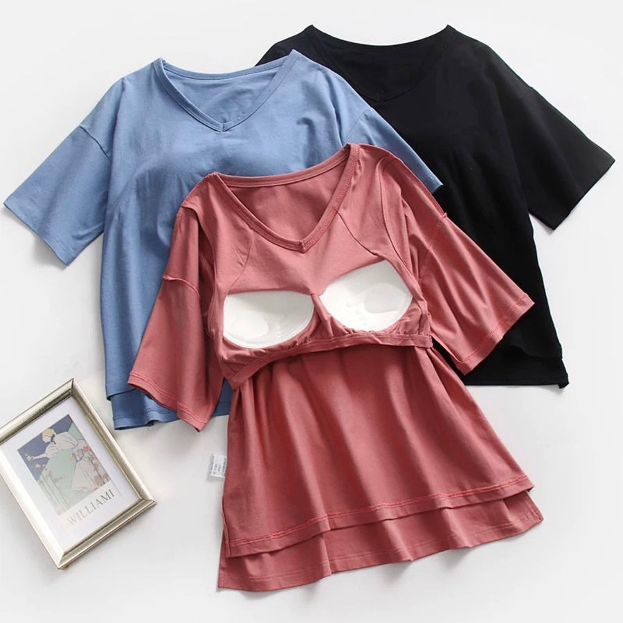 New York Built-In Bra Oversized T-Shirt