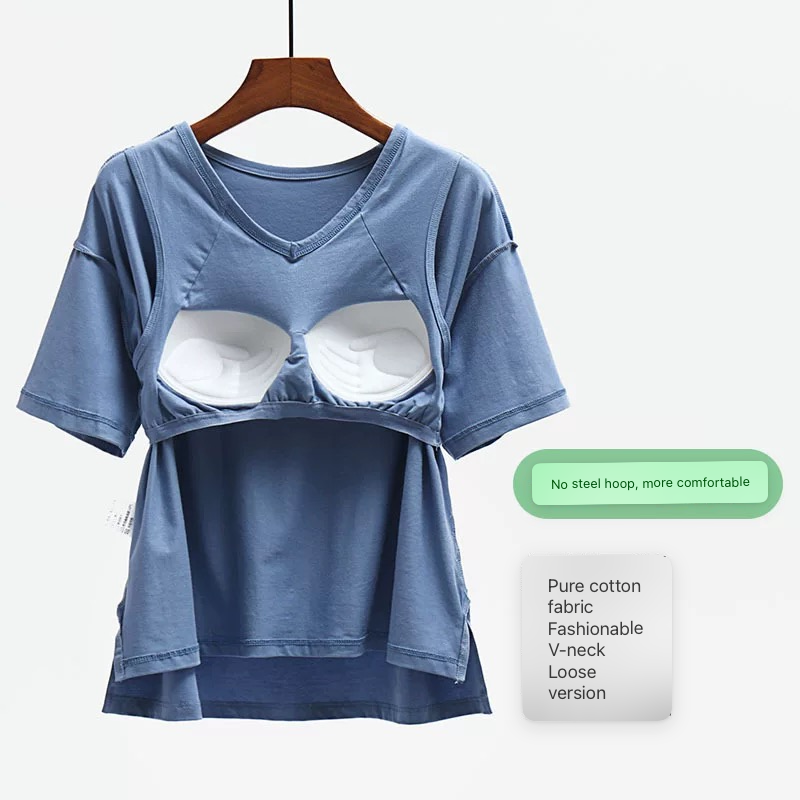 New York Built-In Bra Oversized T-Shirt