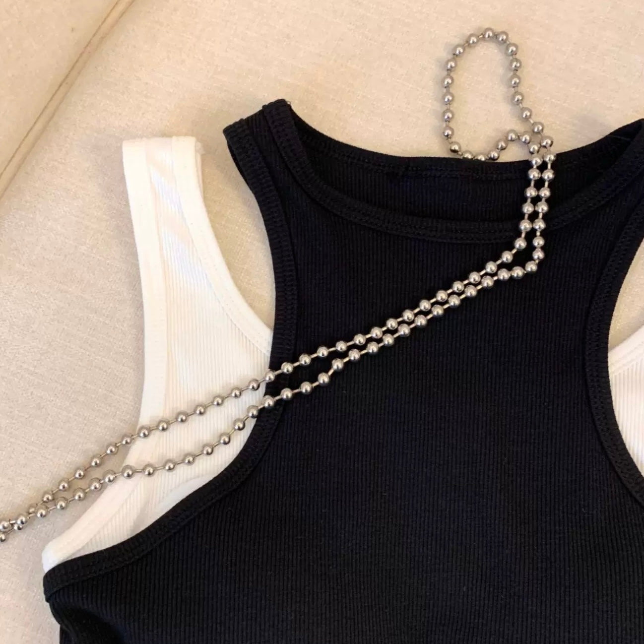 Mumbai Double Strap  Built-In Bra camisole