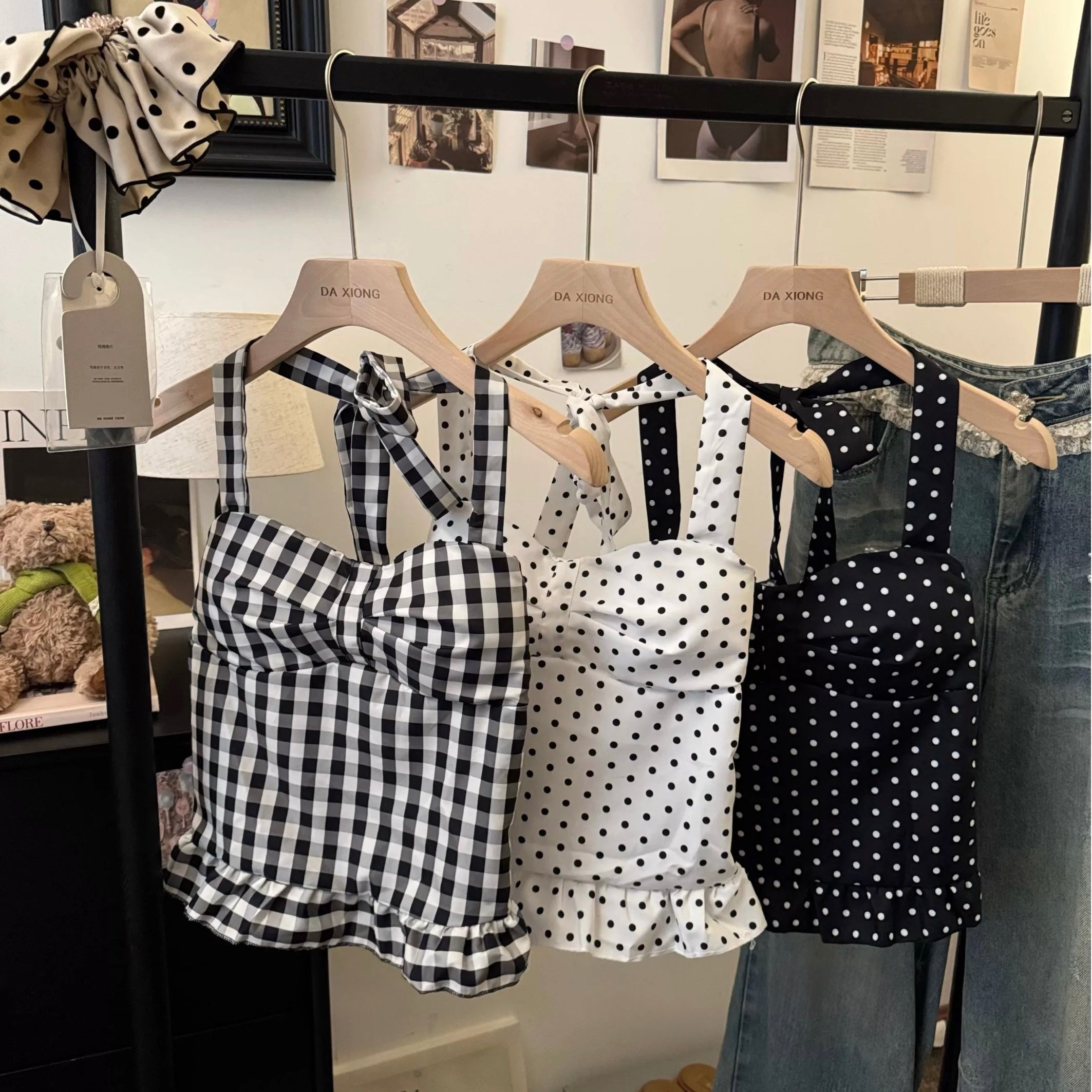 Juliet Ruffle Built-in Bra Top