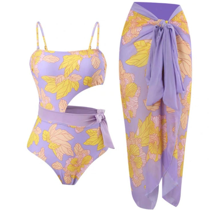 Floozie Monokini and Sarong Set