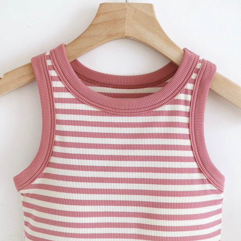 Kyla Striped Padded Tank Top