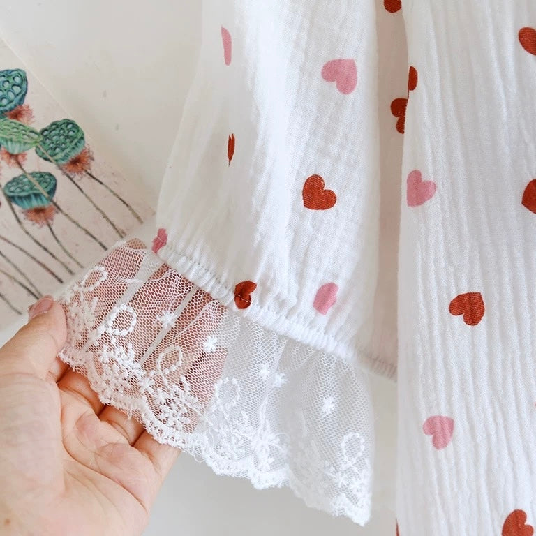 Cupid's Cozy Padded Nightsuit Set