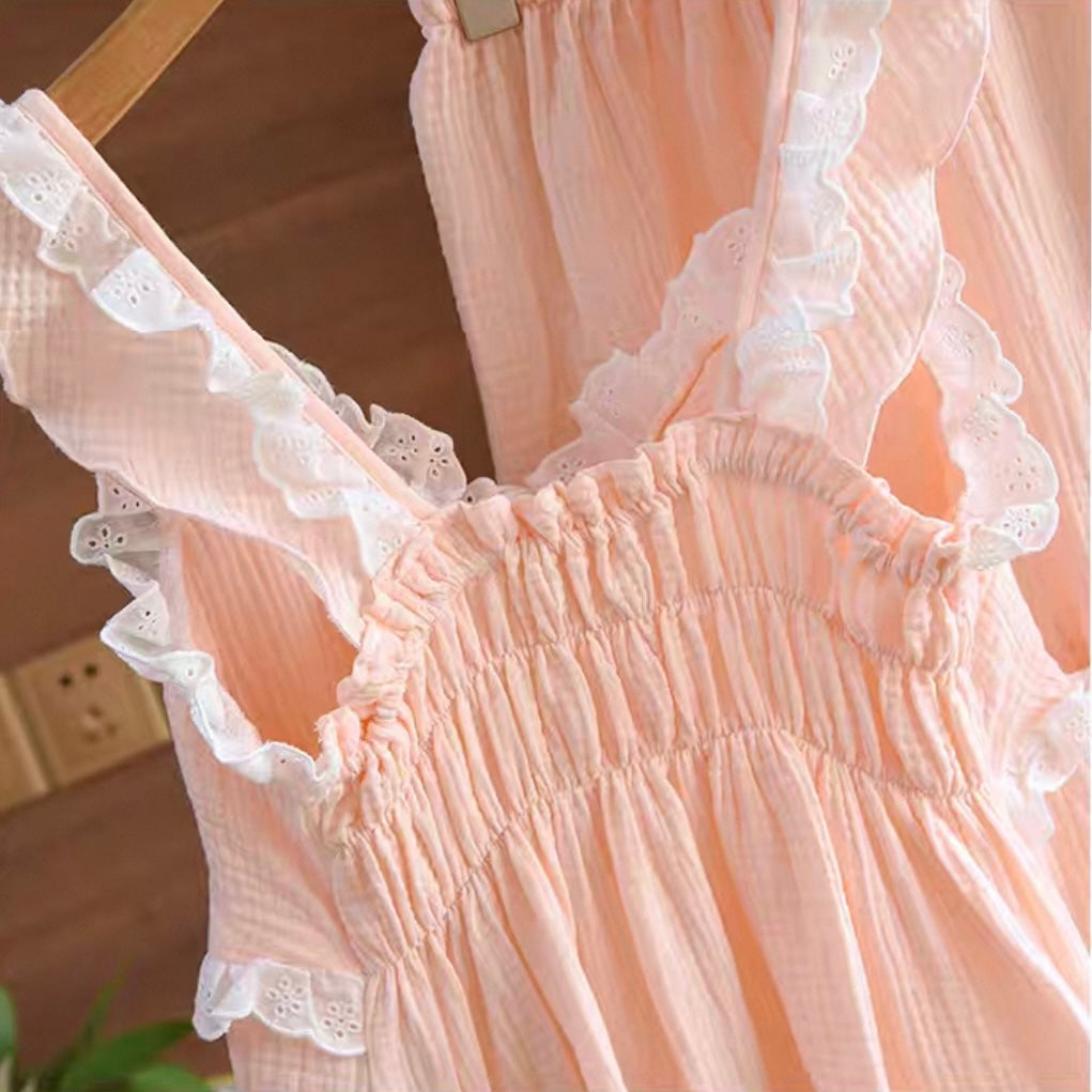Sweet Slumber Ruffle Padded Nightsuit Set