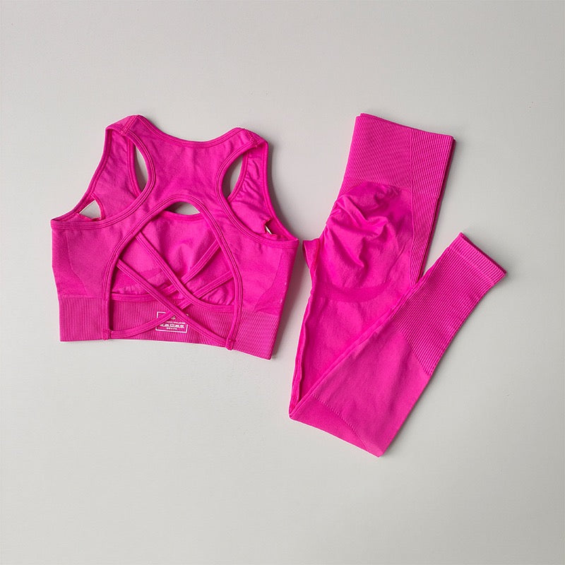 Seamless Bra & Leggings Gym Set