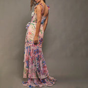 Florida Monokini With Mesh Wrap Skirt Set