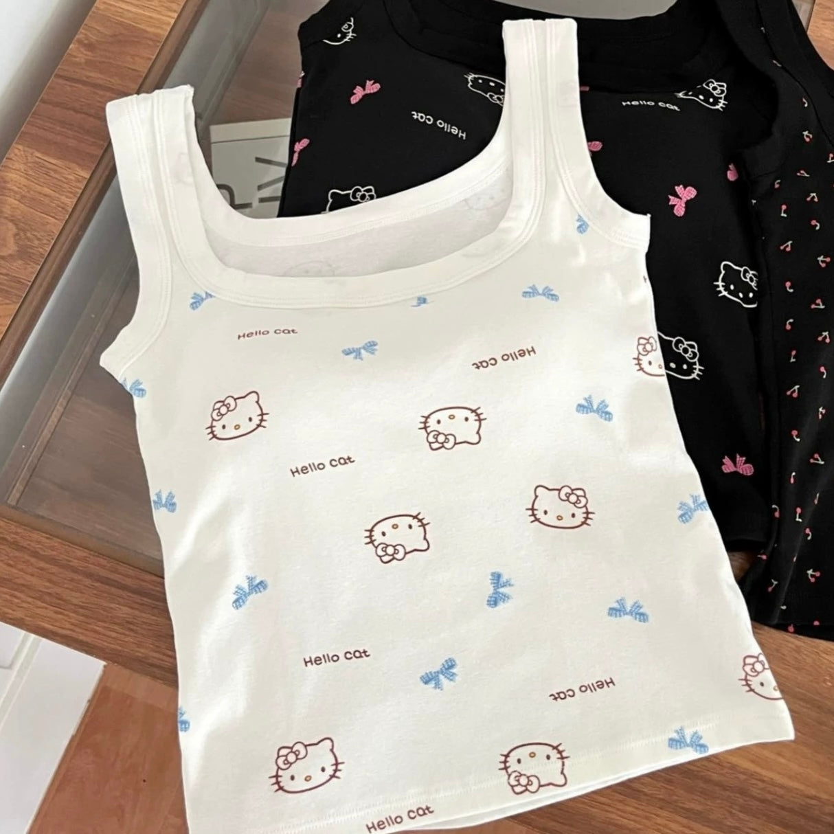 Hello Kitty Built-in Bra Tank Top