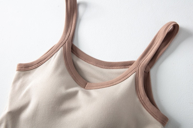 Versatile Dual Tone Padded Camisole