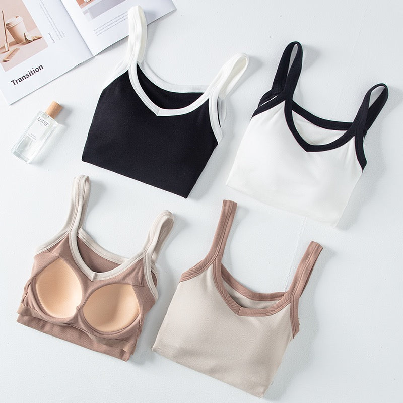Versatile Dual Tone Padded Camisole