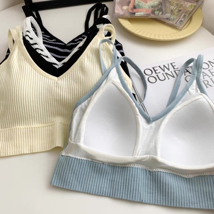 Cambridge V Neck Built-In Bra Bralette