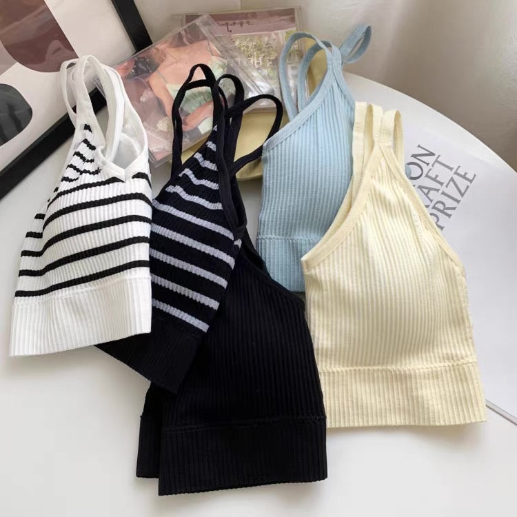 Cambridge V Neck Built-In Bra Bralette