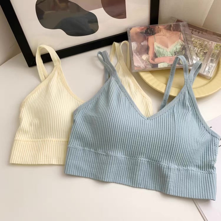 Cambridge V Neck Built-In Bra Bralette