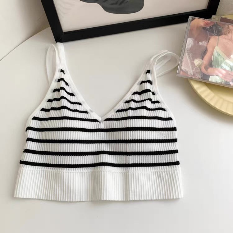 Cambridge V Neck Built-In Bra Bralette