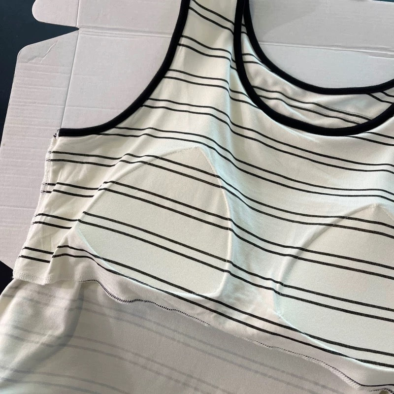 Happy Bear Stripe Padded Nightsuit Set