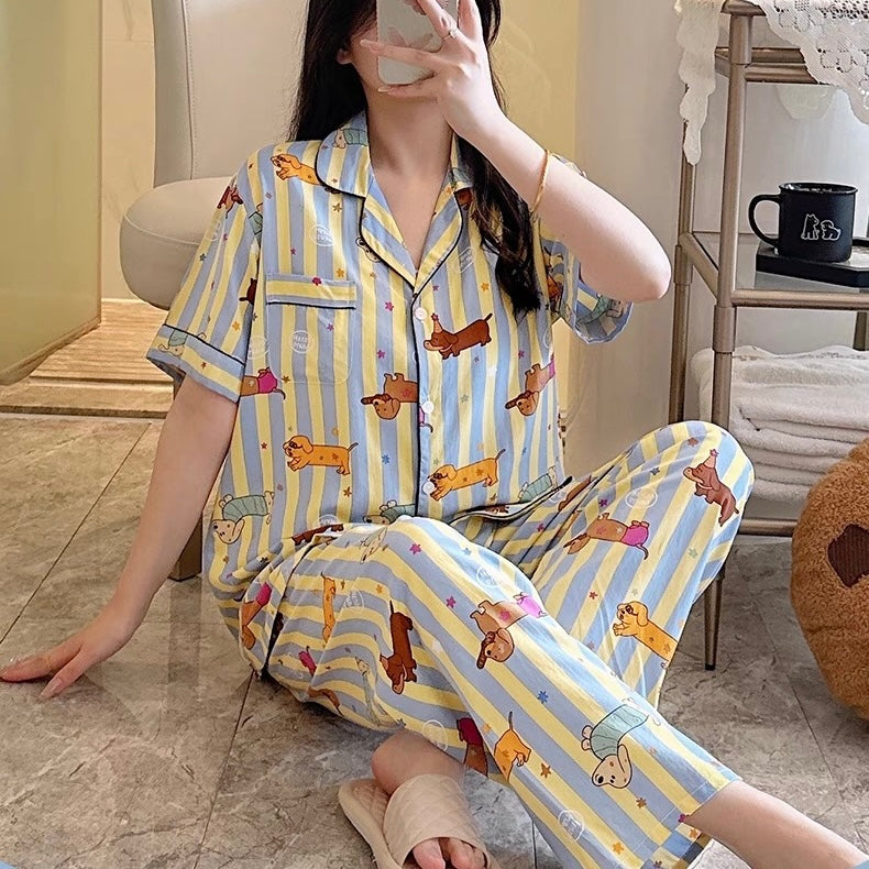 Little Pup Snooze Padded Nightsuit - 3pc Set