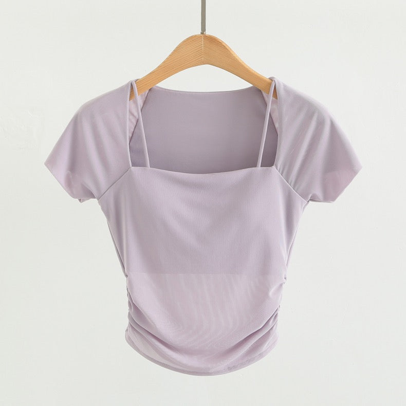 Ella Mesh Deatiled Built-In Bra Camisole 🫰