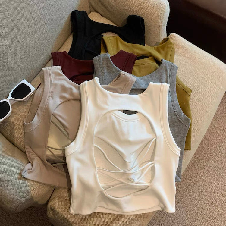 Milan EdgeCross Built-In Bra Top