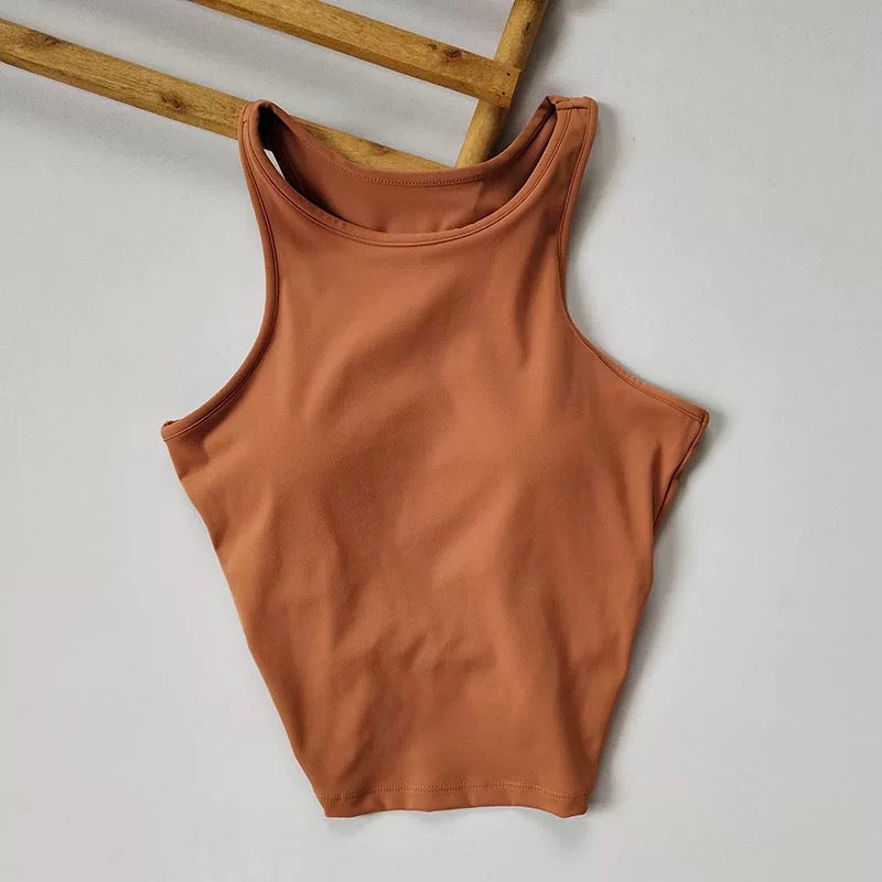 Cuba Core Flex Back Built-In Bra Top